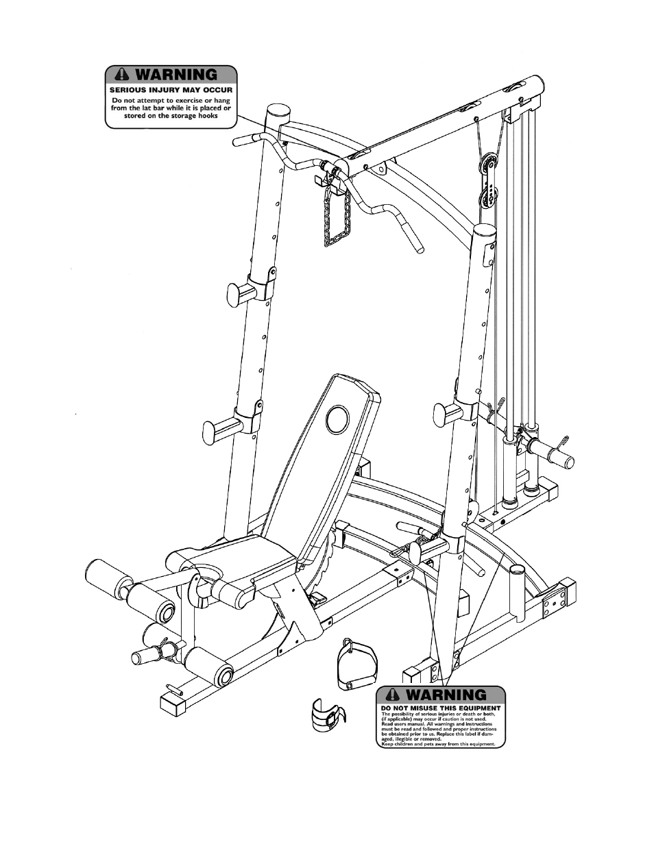 Warning label placement | Impex MD-8850 User Manual | Page 4 / 26