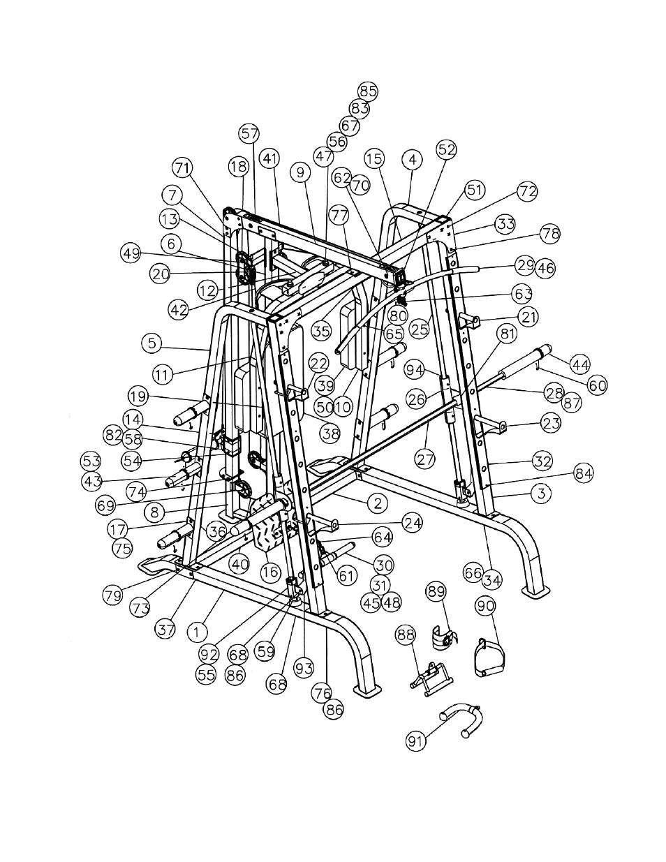 Exploded diagram | Impex TSA 5000 User Manual | Page 19 / 29