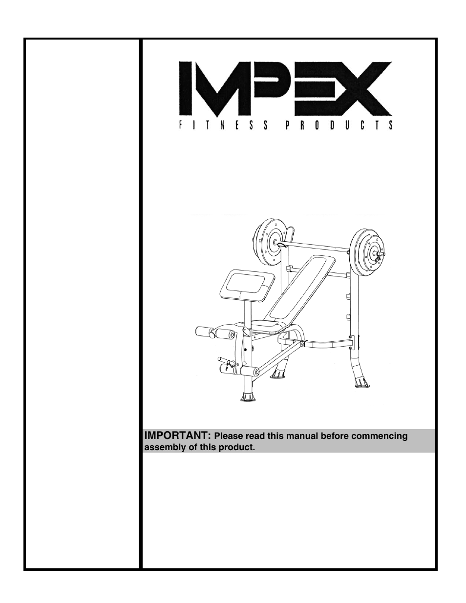 Impex MWB-26780 User Manual | 11 pages