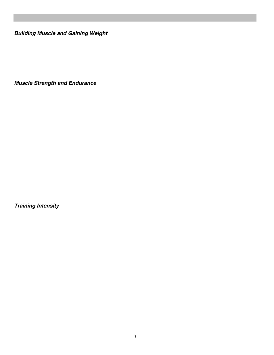 Execise guidelines | Impex MWB-26780 User Manual | Page 4 / 11