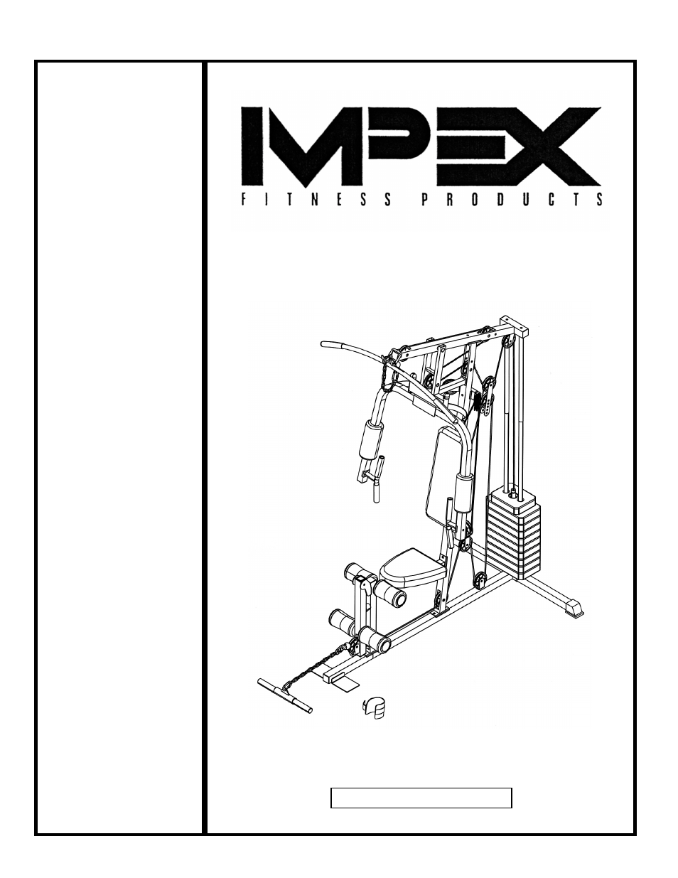 Impex Marcy Diamond MD-2109 User Manual | 22 pages