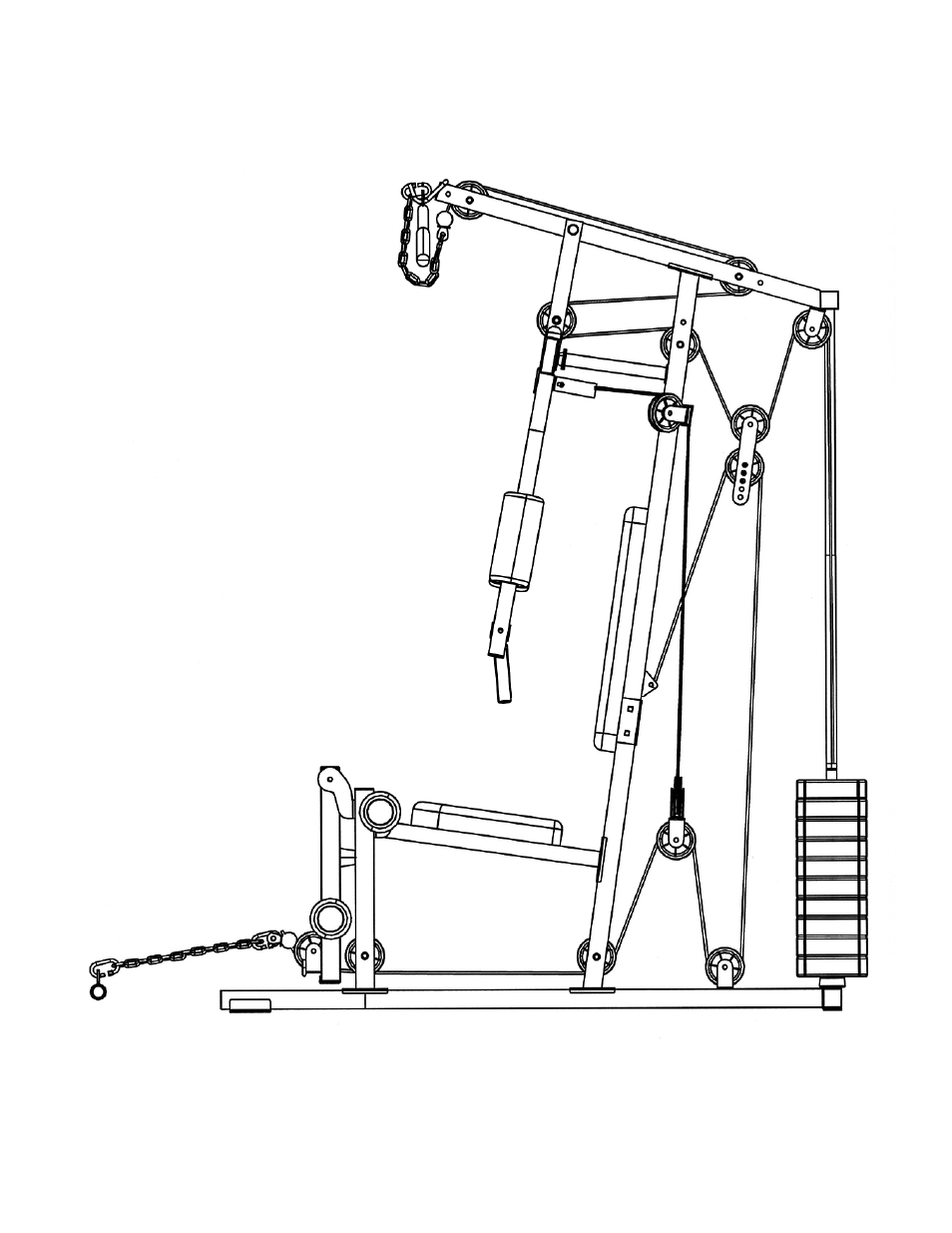Cable loop diagram | Impex Marcy Diamond MD-2109 User Manual | Page 14 / 22
