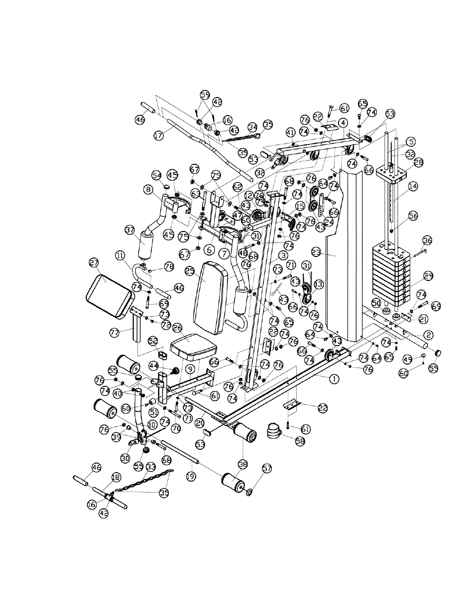 Exploded diagram | Impex MSS-1600 User Manual | Page 22 / 25