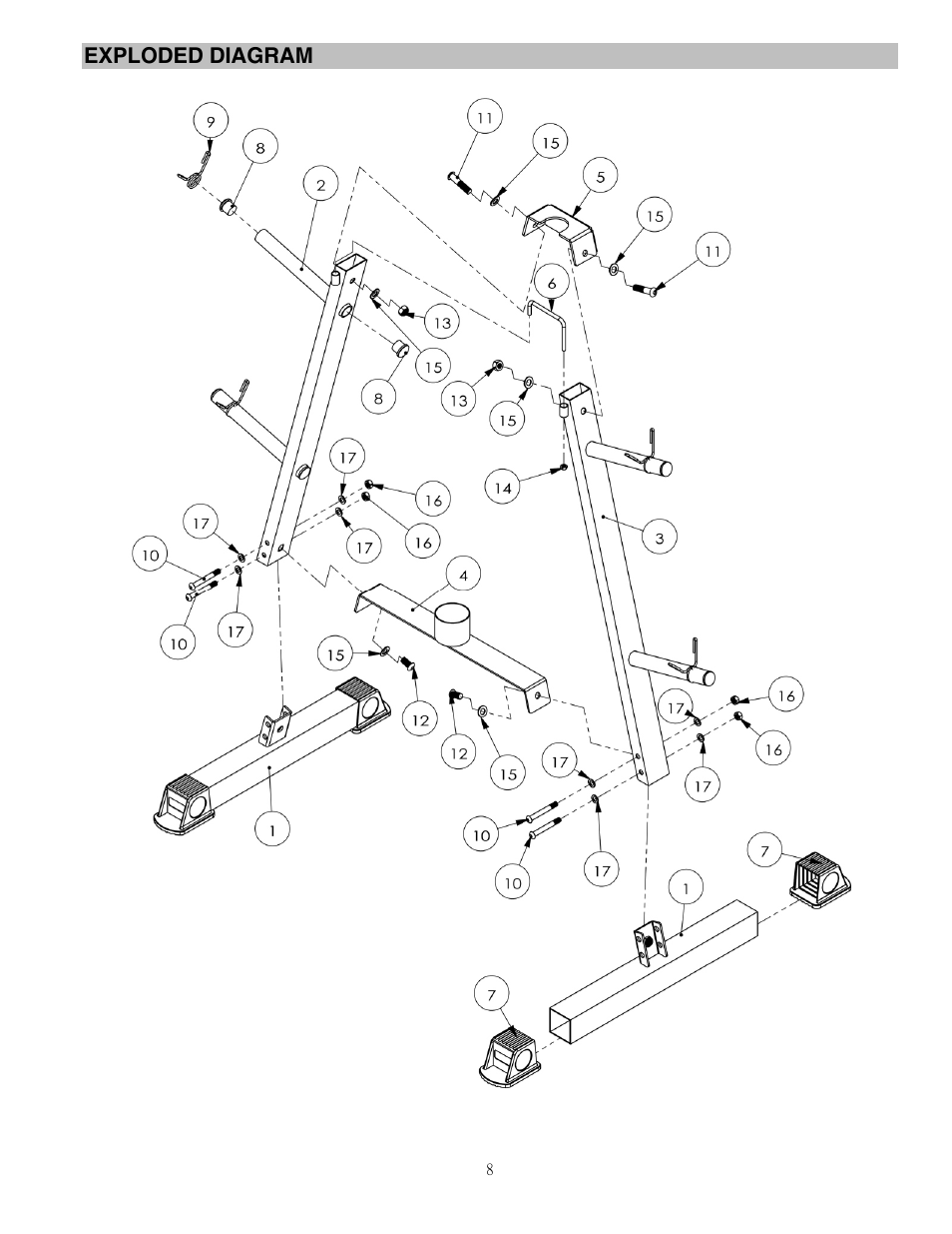 Exploded diagram | Impex SAG-44.0 User Manual | Page 9 / 10