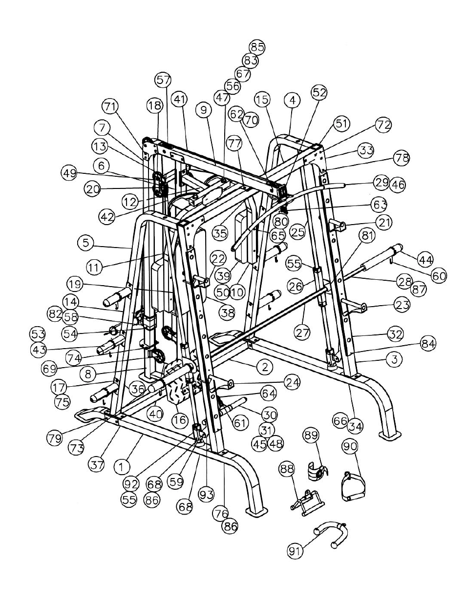 Exploded diagram | Impex IGS-4350 User Manual | Page 19 / 29