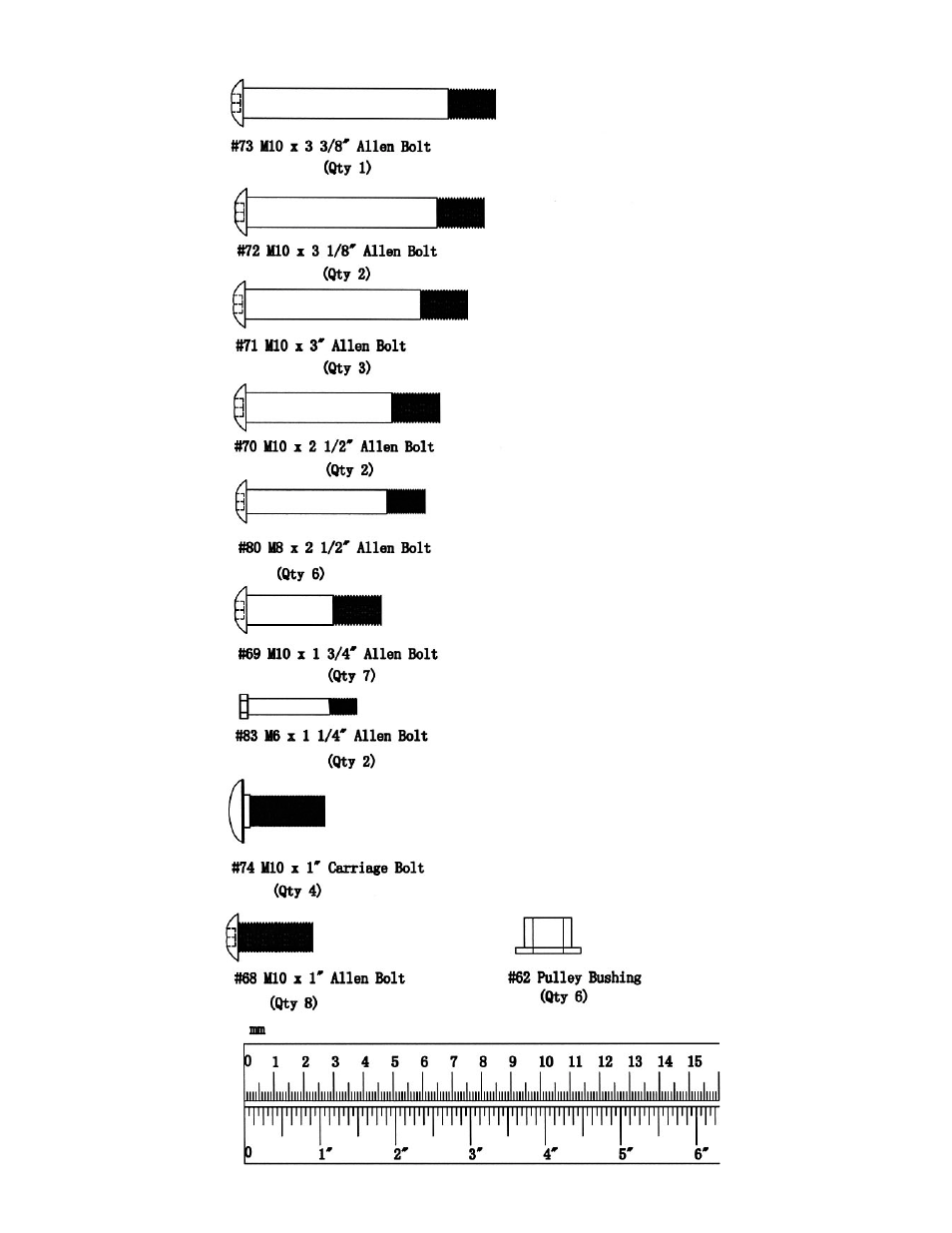 Smith machine hardware pack | Impex IGS-4350 User Manual | Page 5 / 29