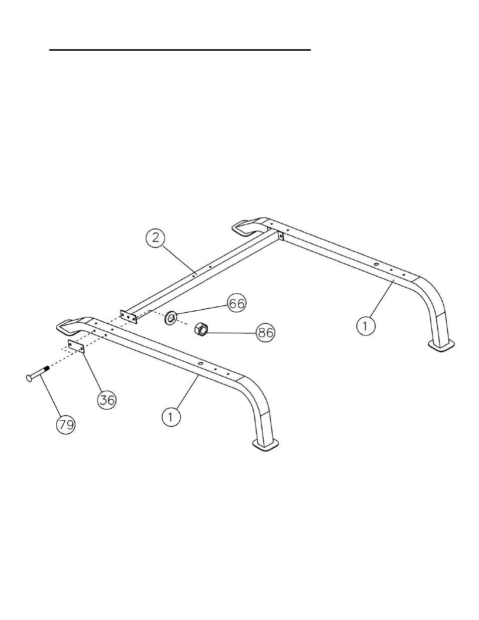 Smith machine assembly instruction, Diagram 1 | Impex IGS-4350 User Manual | Page 7 / 29