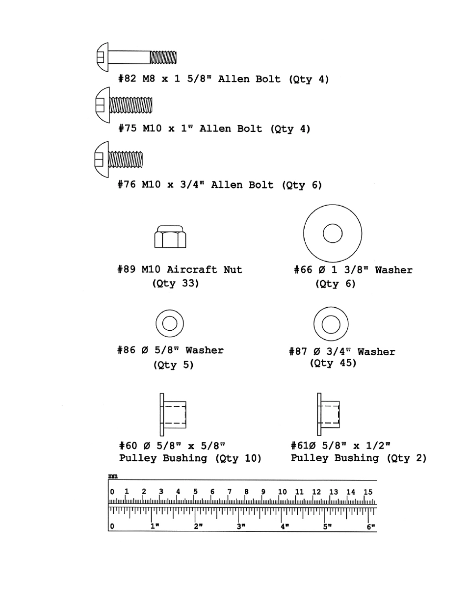 Hardware pack | Impex PHE 2000 User Manual | Page 5 / 27