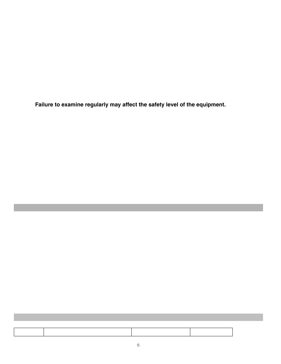 Weight capacity and dimension, Parts list, Part description | Size quantity | Impex TT-360 User Manual | Page 7 / 11