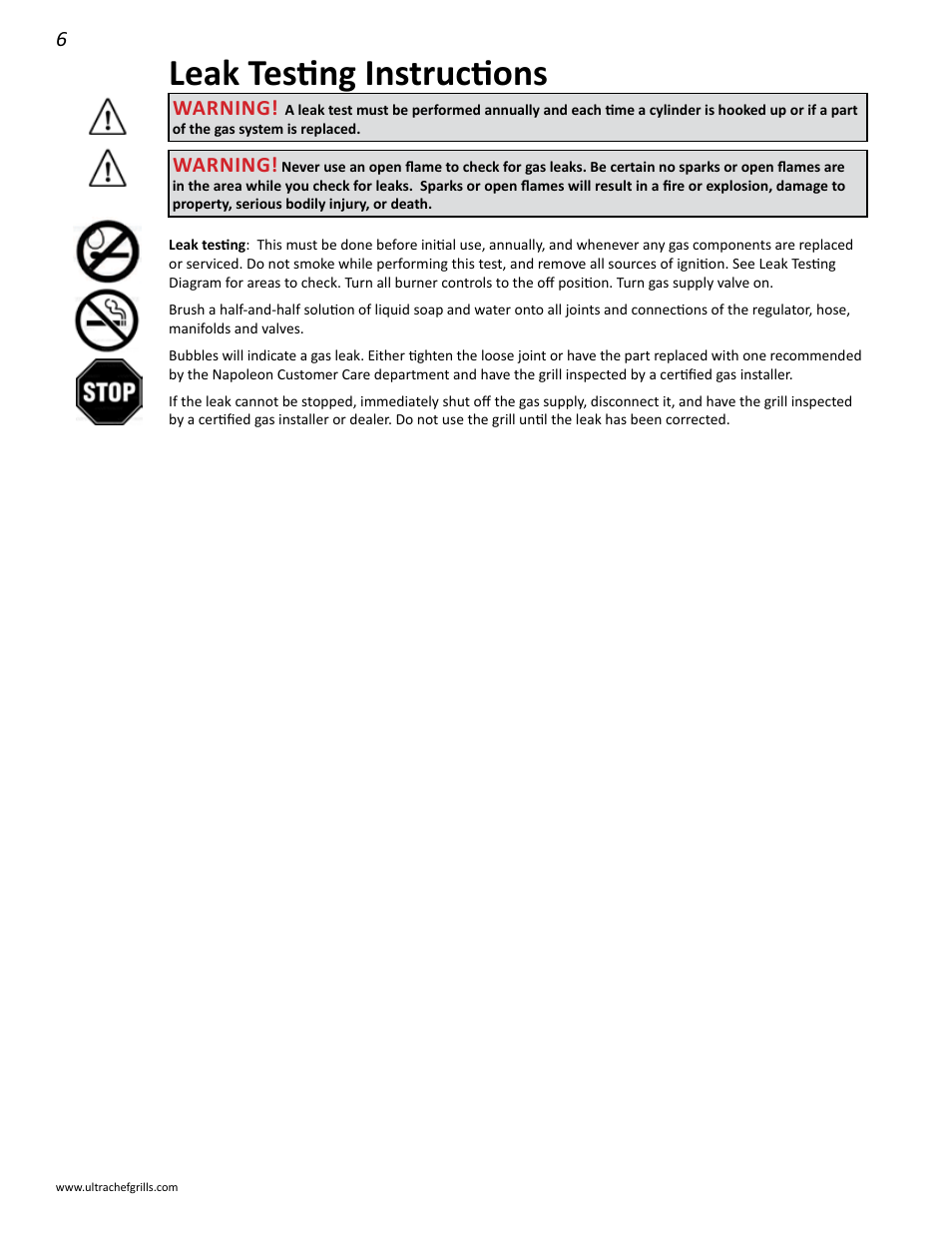 Leak testing instructions | Interlink electronic L485SIB User Manual | Page 6 / 48