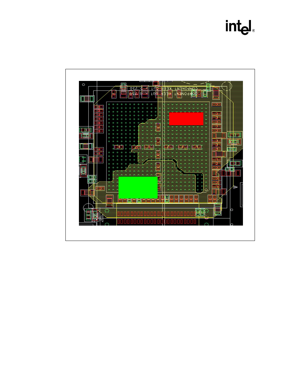 41210 bridge single-layer split voltage plane, Core, Pci express | Intel 41210 User Manual | Page 22 / 64