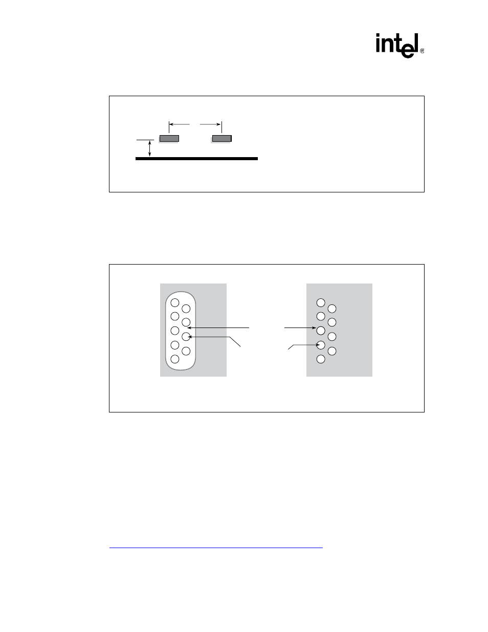 3 emi considerations, Emi considerations, Crosstalk effects on trace distance and height | Pcb ground layout around connectors | Intel 41210 User Manual | Page 26 / 64