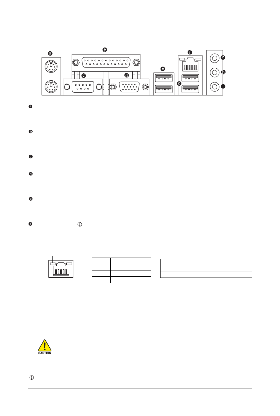 6 back panel connectors, Ps/2 keyboard and ps/2 mouse port, Parallel port | Serial port, D-sub port, Usb port, Rj-45 lan port | Intel ENTERPRISE PRINTING SYSTEM (EPS) 4112 User Manual | Page 19 / 84