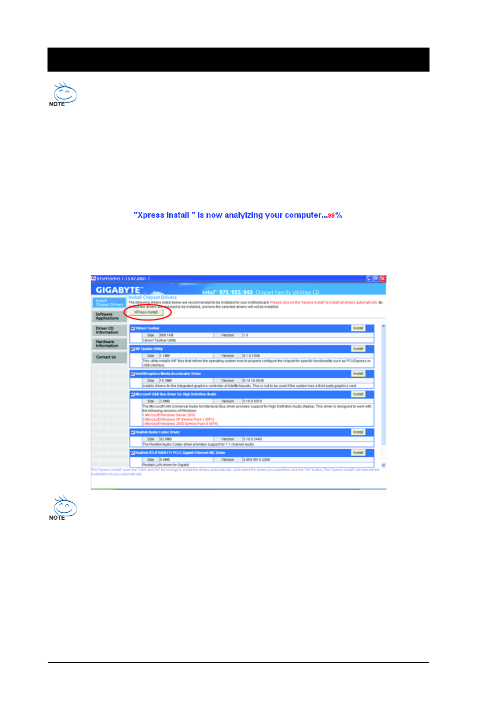 E_d_945gcm-s2l(s2c)_1007.pdf, Chapter 3 drivers installation, 1 installing chipset drivers | Intel ENTERPRISE PRINTING SYSTEM (EPS) 4112 User Manual | Page 53 / 84