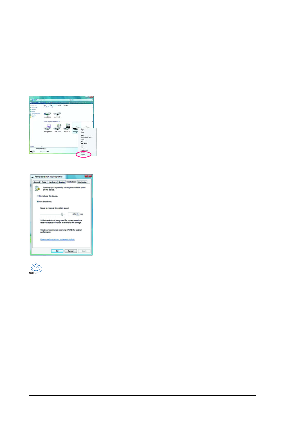 4 windows vista readyboost | Intel ENTERPRISE PRINTING SYSTEM (EPS) 4112 User Manual | Page 68 / 84