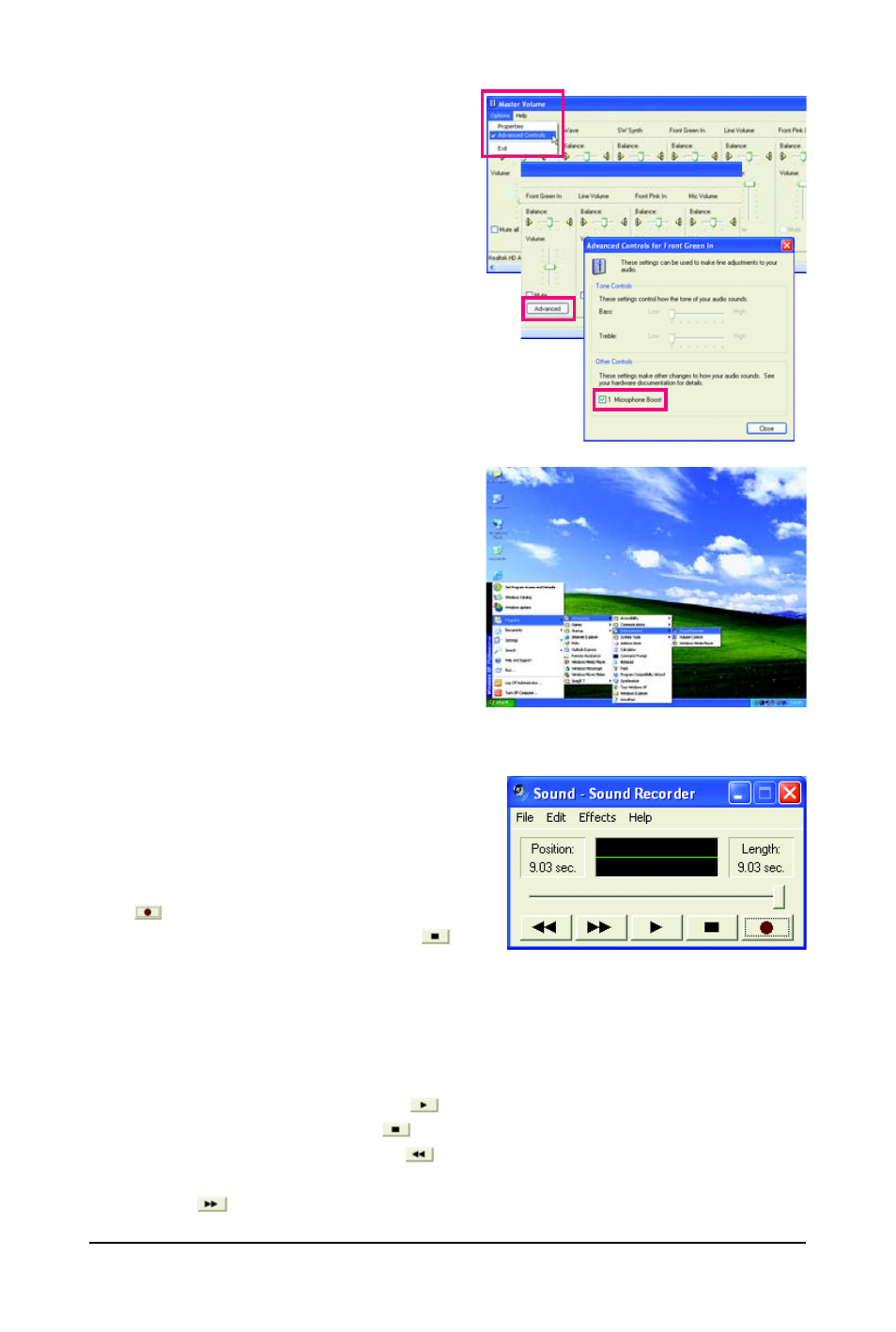 1-4 using the sound recorder | Intel ENTERPRISE PRINTING SYSTEM (EPS) 4112 User Manual | Page 76 / 84