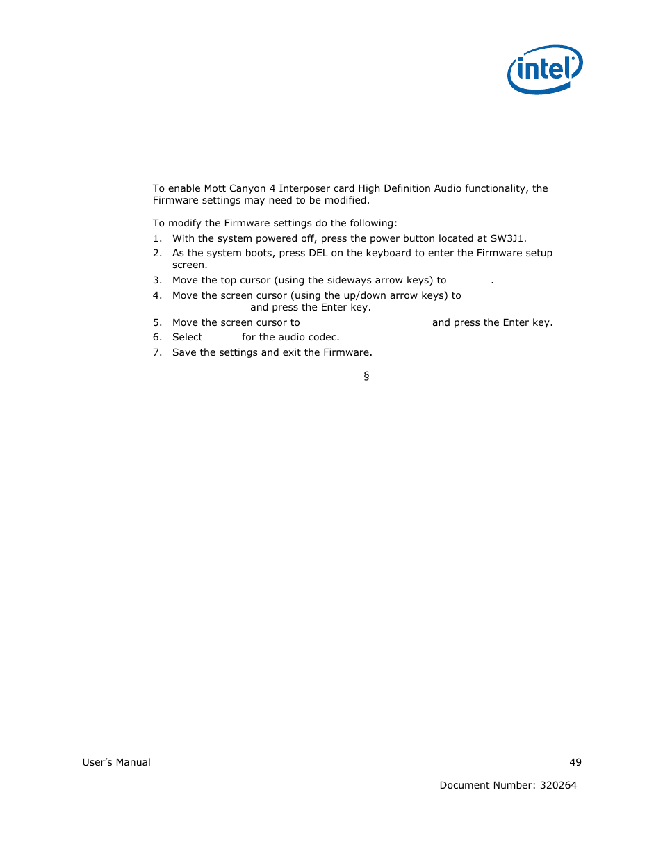 A.1.2 firmware configuration | Intel ATOM US15W User Manual | Page 49 / 54