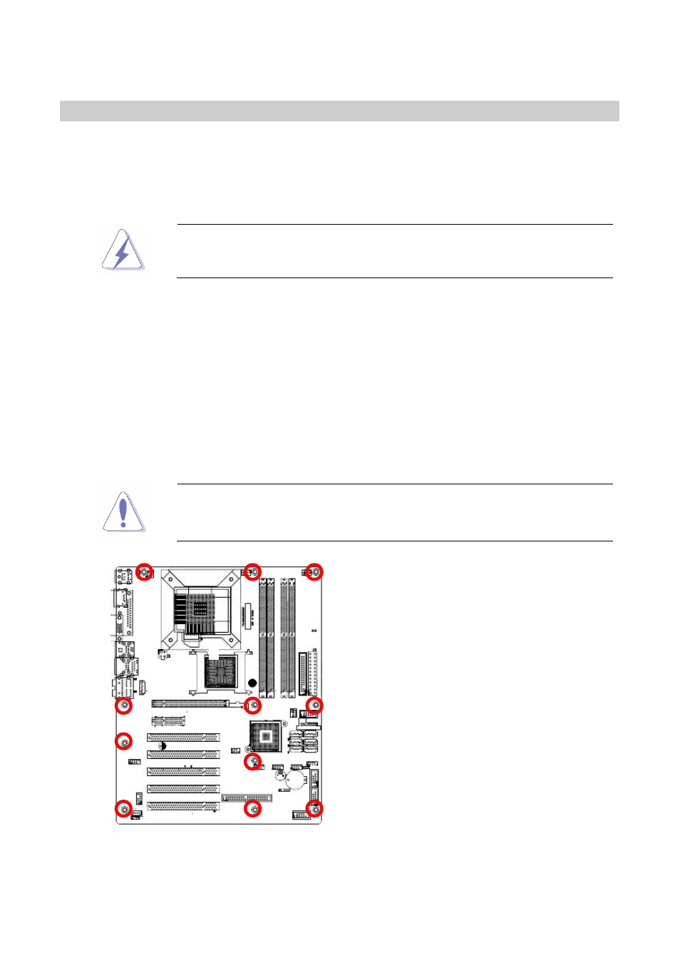 2 motherboard overview, 1 placement direction, 2 screw holes | Intel AX965Q User Manual | Page 13 / 81