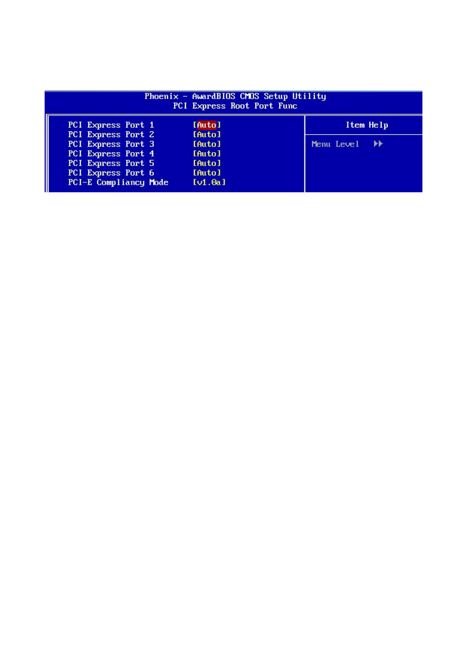 3 pci express root port function, 4 peg/onchip vga control, 5 on-chip frame buffer size | 6 dvmt mode, 7 dvmt/fixed memory size | Intel AX965Q User Manual | Page 66 / 81