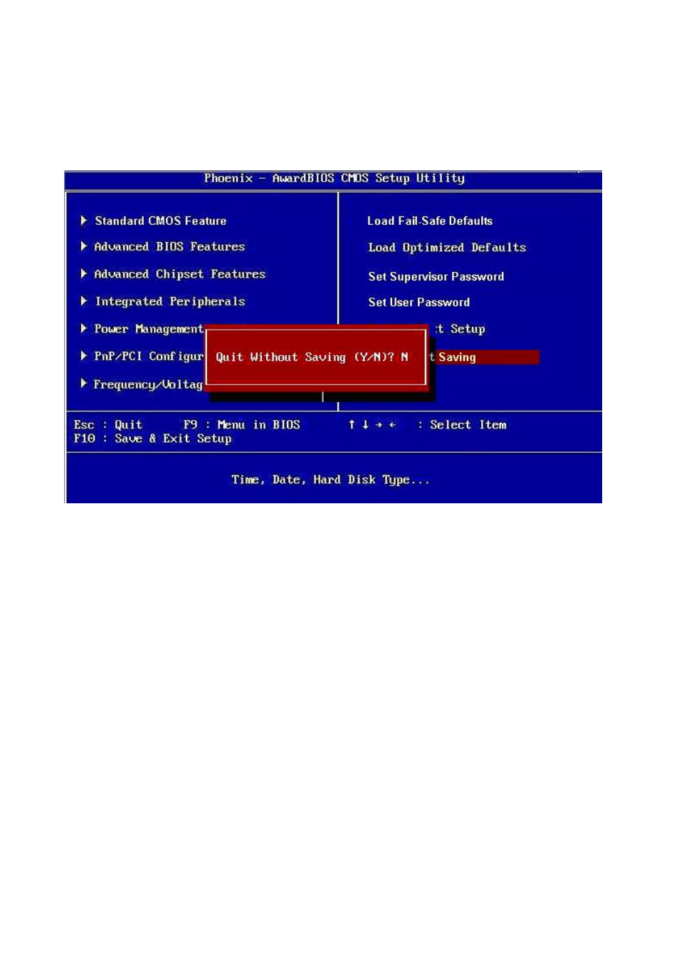 12 exit without saving | Intel AX965Q User Manual | Page 81 / 81