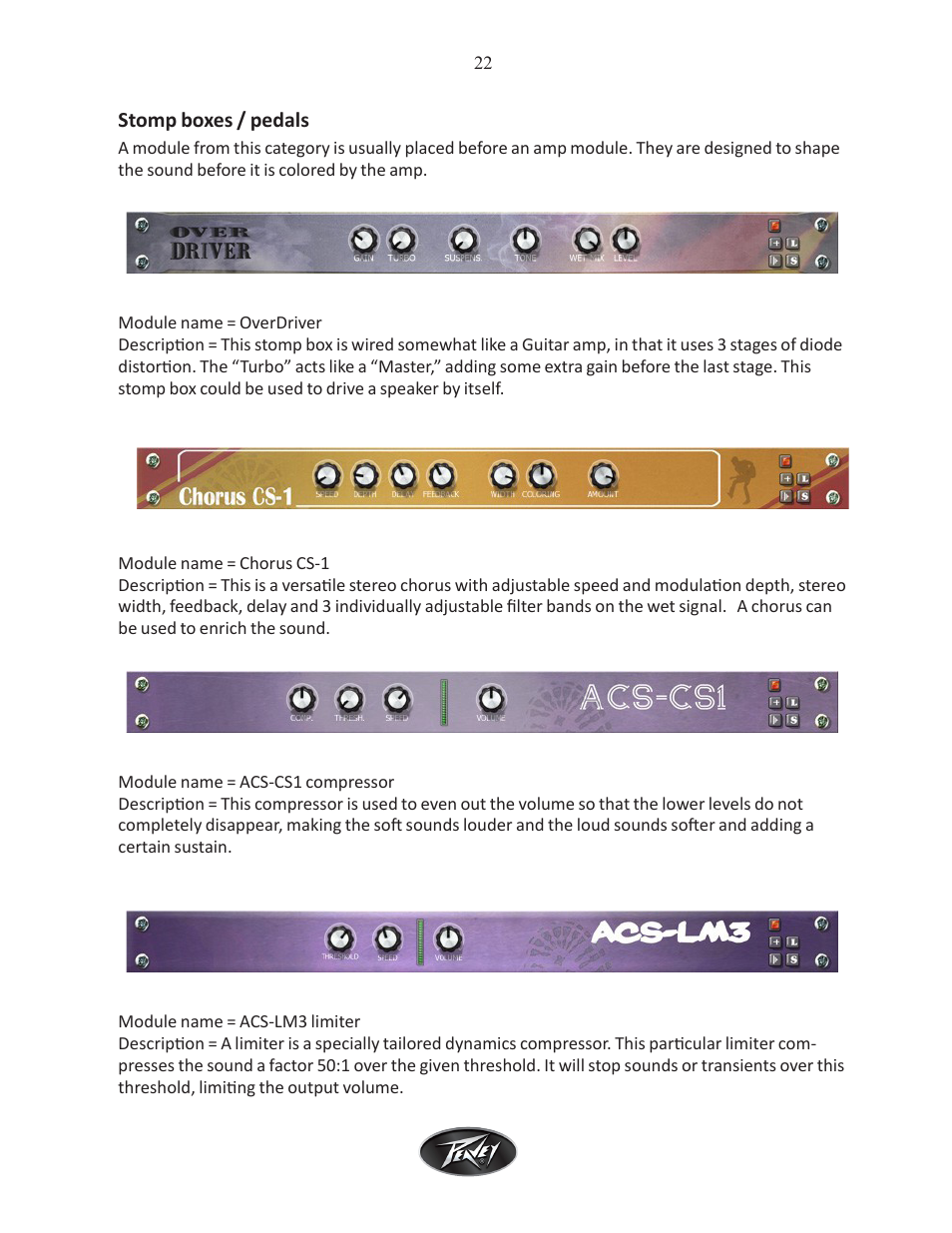 Intel Peavey ReValver MK III User Manual | Page 23 / 45