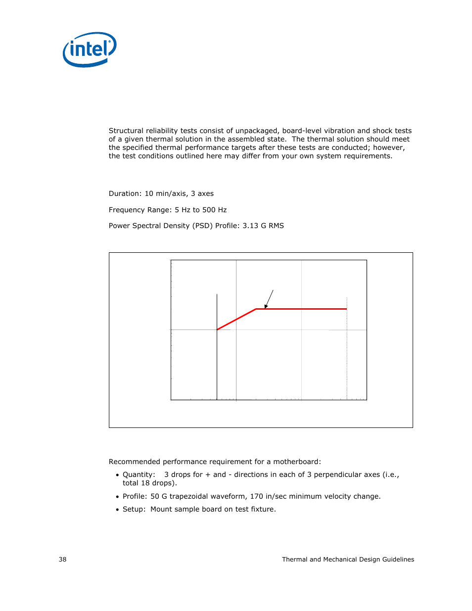 2 environmental reliability testing, 1 structural reliability testing, 1 random vibration test procedure | 2 shock test procedure, Environmental reliability testing, Structural reliability testing | Intel CELERON 200 User Manual | Page 38 / 53