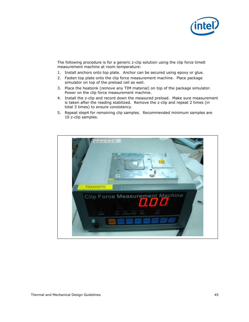 Test procedure examples, A.3 test procedure examples | Intel CELERON 200 User Manual | Page 45 / 53