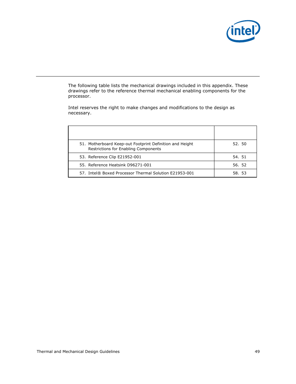 Appendix c, Mechanical drawings, Appendix c mechanical drawings | Intel CELERON 200 User Manual | Page 49 / 53