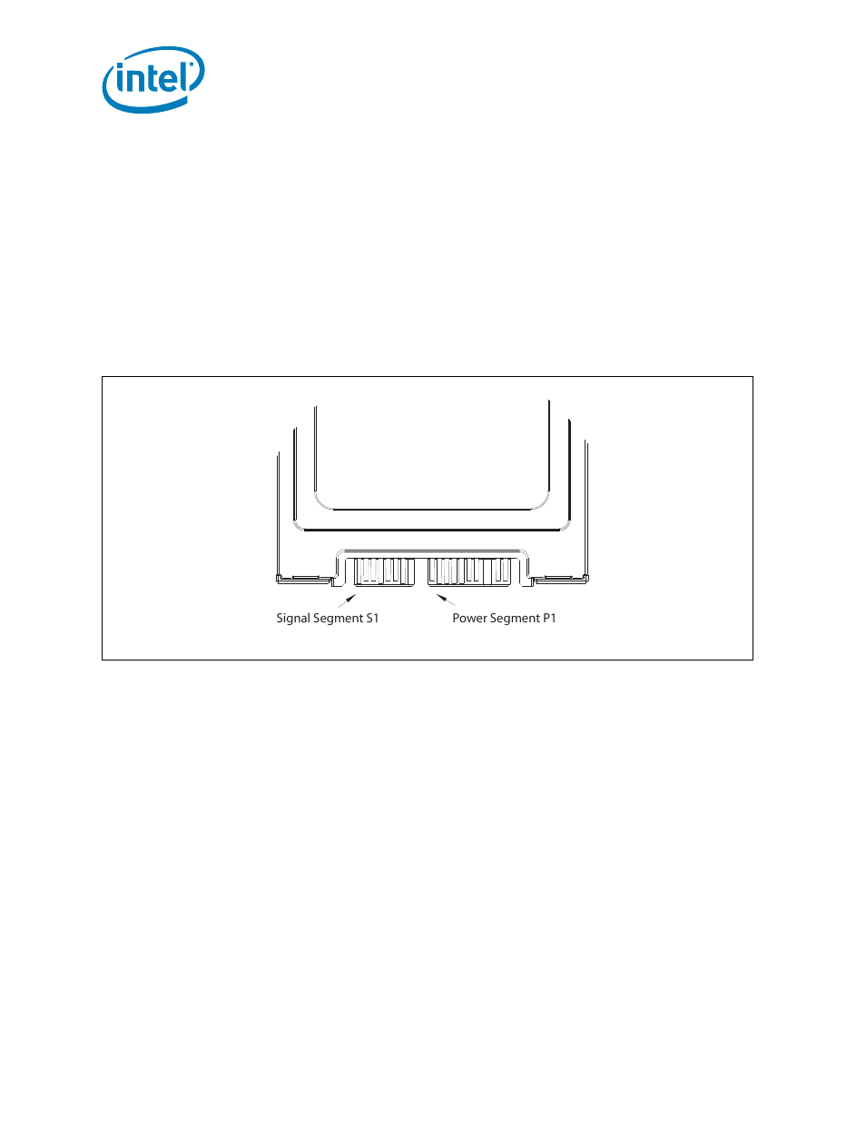 0 pin and signal descriptions, 1 pin locations, 1 1.8” pin locations | Figure 6. layout of signal and power segment pins | Intel SSDSA1MH080G1 User Manual | Page 16 / 28