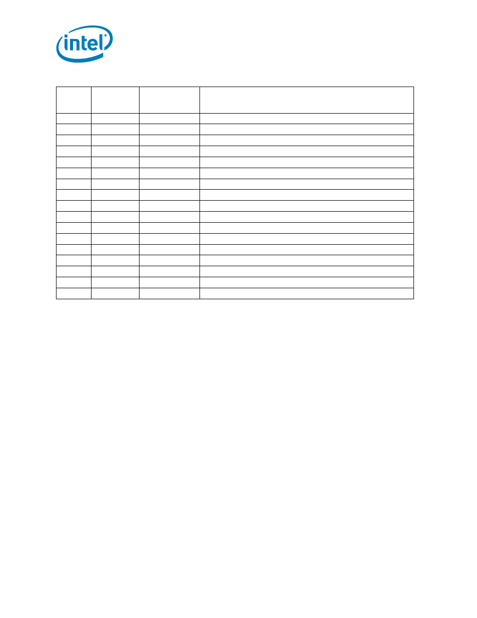 2 power management command set, Table 16. returned sector data (continued) | Intel SSDSA1MH080G1 User Manual | Page 22 / 28