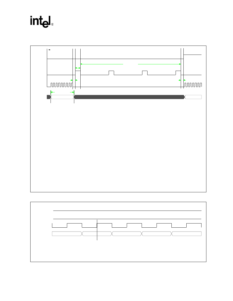 Figure 7-13. passive mode end-of-frame timing, Figure 7-14 | Intel PXA26X User Manual | Page 285 / 624