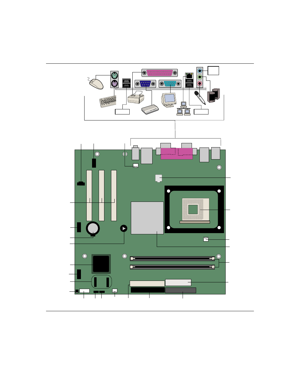 Desktop board components, Desktop board d865gvhz components | Intel D865GVHZ User Manual | Page 11 / 88