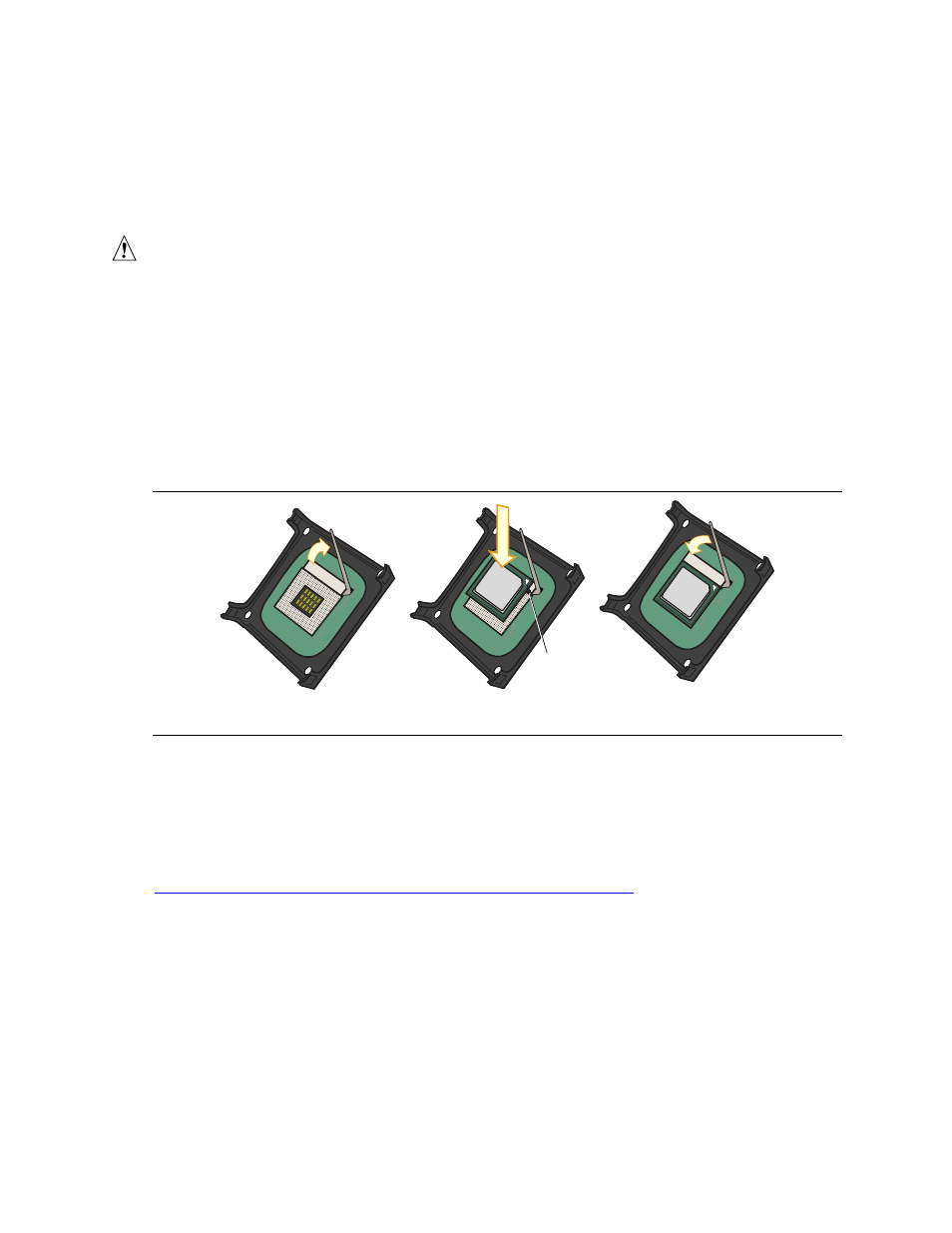 Installing and removing a processor, Installing a processor, Installing the processor fan heat sink | Installing a processor caution | Intel D865GVHZ User Manual | Page 26 / 88