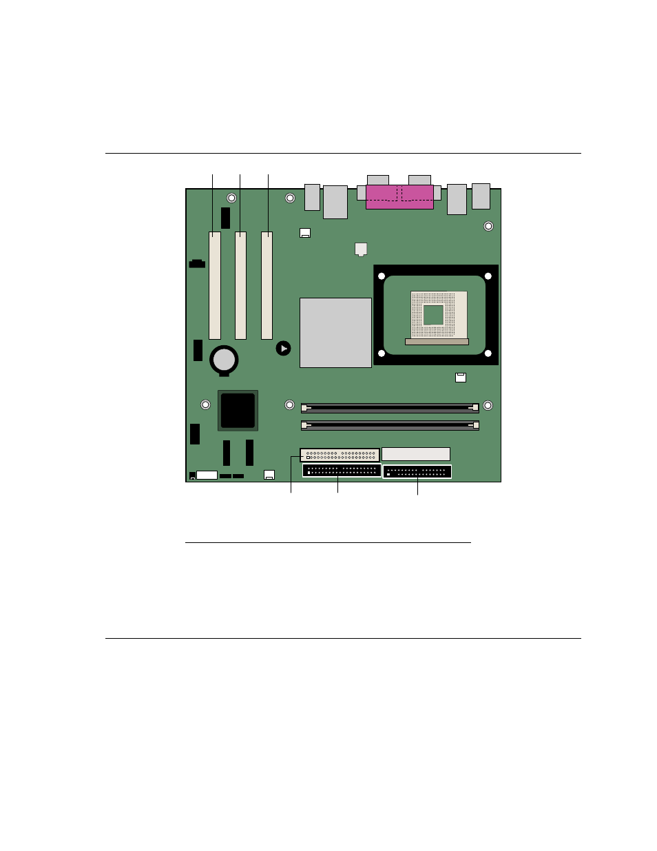 Add-in card and peripheral interface connectors | Intel D865GVHZ User Manual | Page 38 / 88