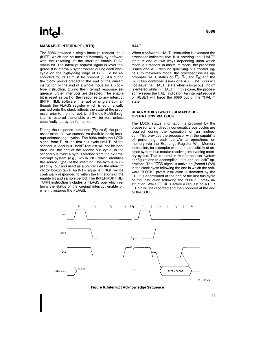 Intel 8086-1 User Manual | Page 11 / 30