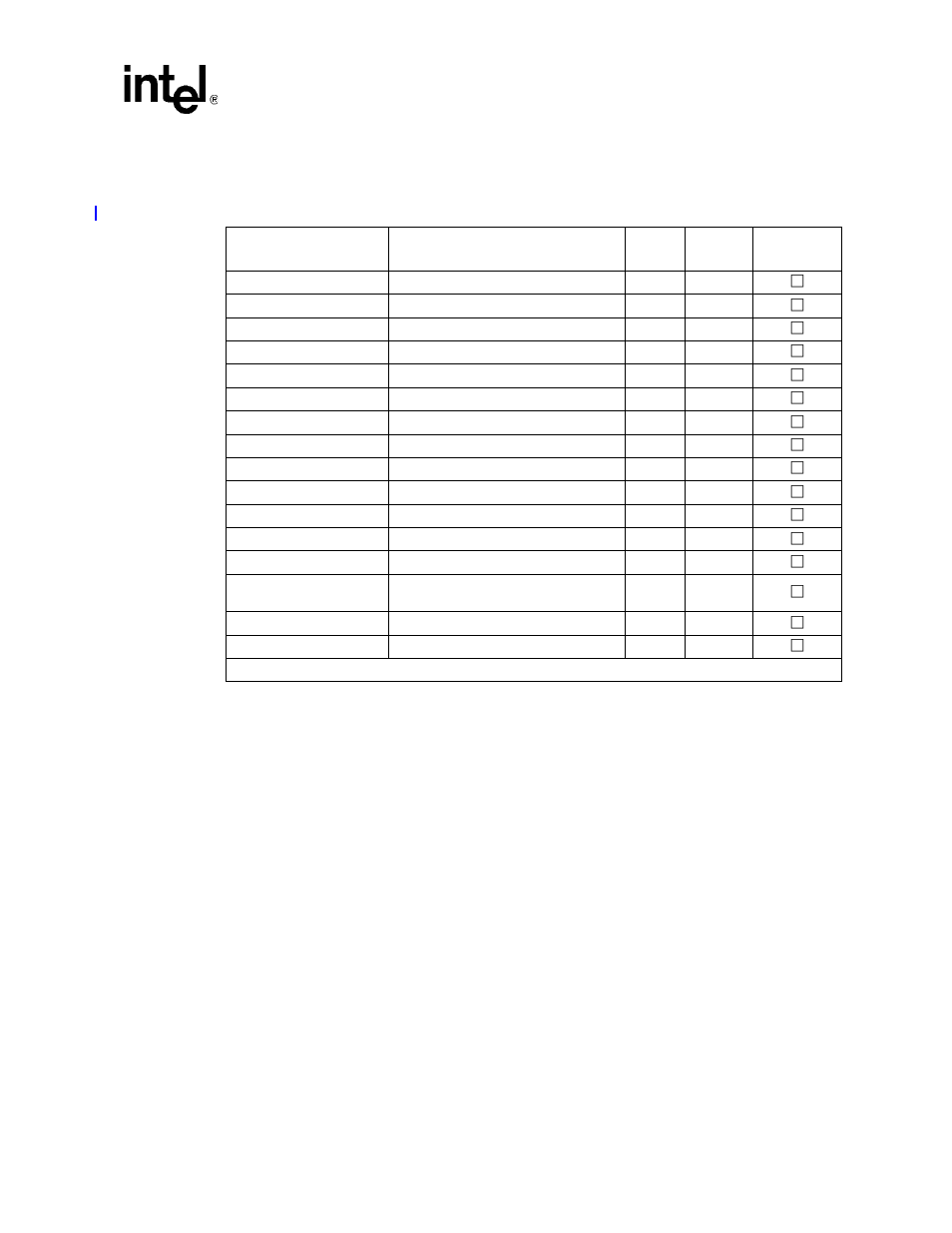 Intel, Table 7, After | Intel IXDP465 User Manual | Page 19 / 22