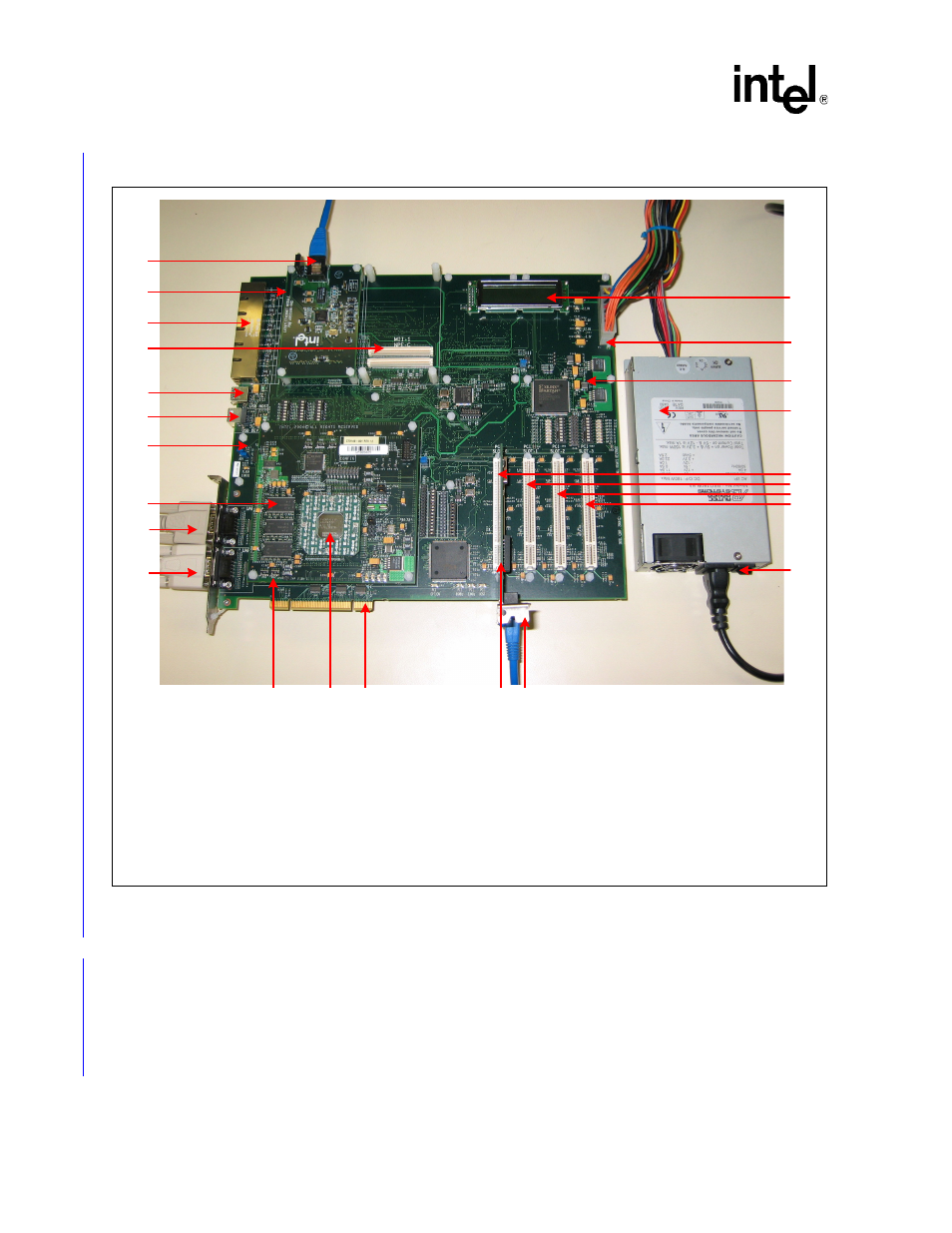 Emulation with the intel, Dded, Section 5.1, “emulation with the intel | Ixdp465, Figure 1 on, Figure 1, 1 emulation with the intel, Ixdp465 development platform | Intel IXDP465 User Manual | Page 8 / 22