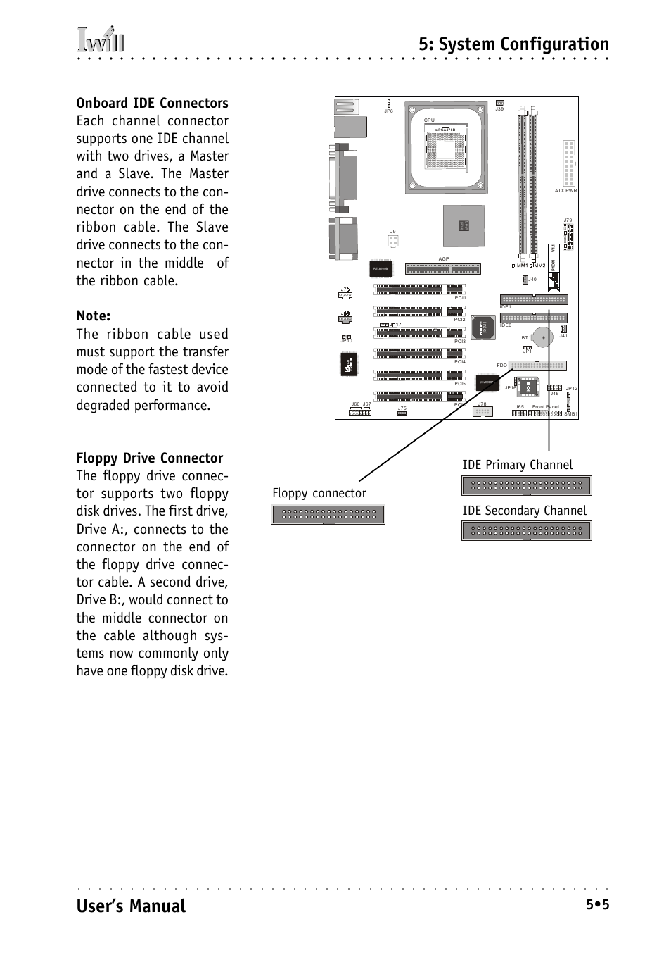 System configuration, User’s manual | Intel IWILL P4D-N User Manual | Page 63 / 104