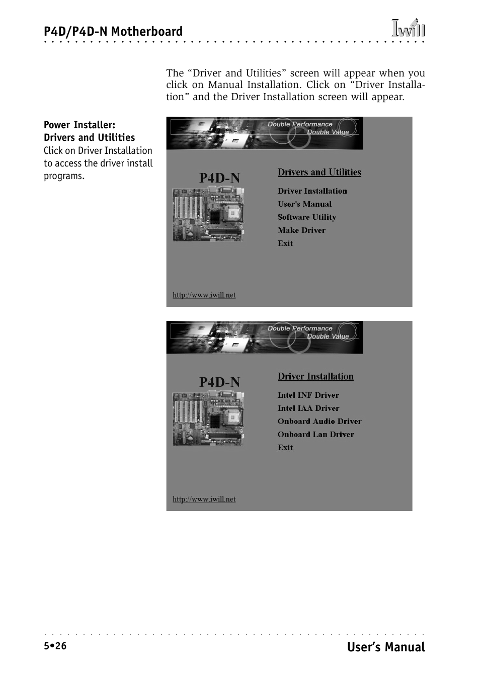 P4d/p4d-n motherboard, User’s manual | Intel IWILL P4D-N User Manual | Page 84 / 104