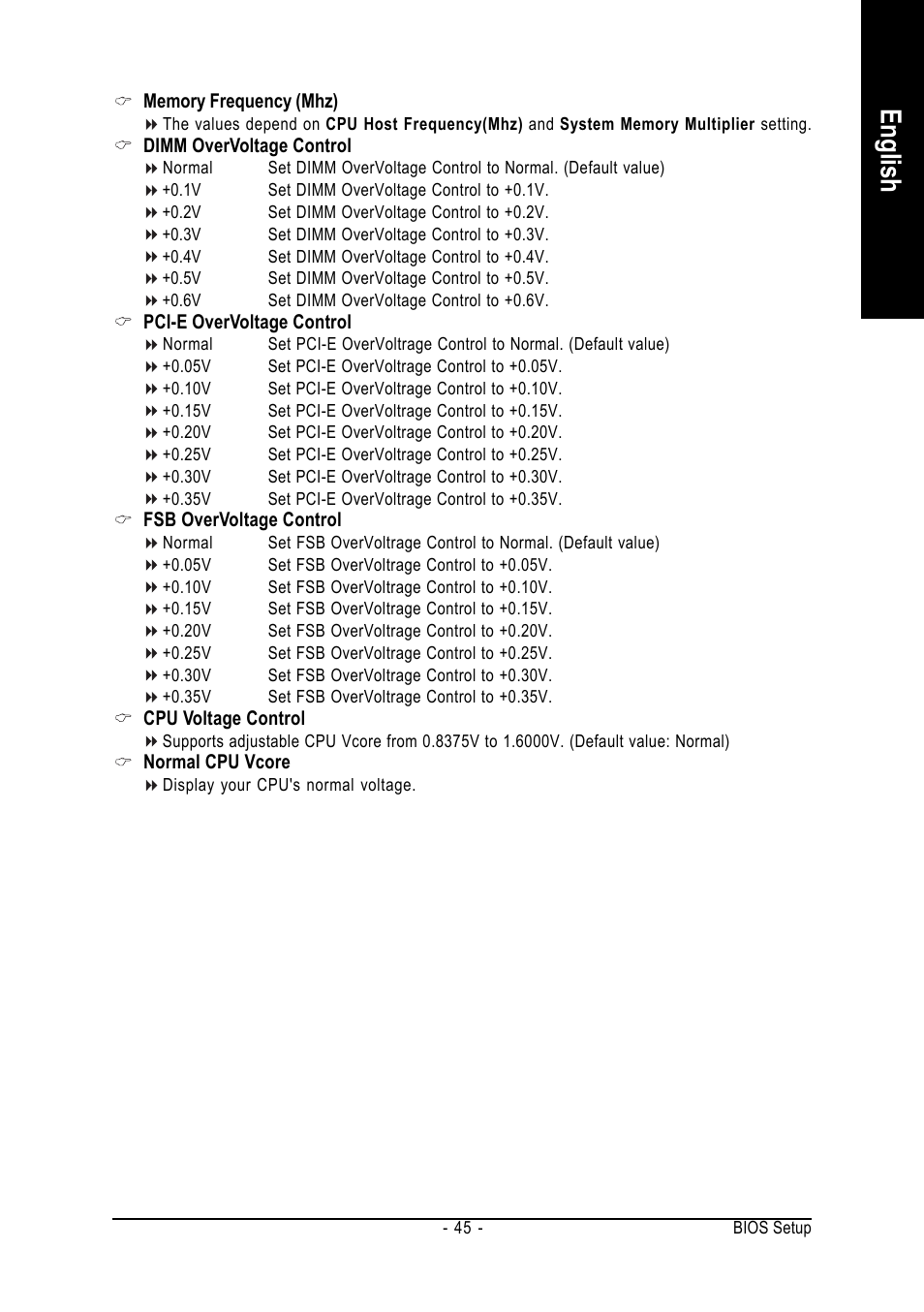 English | Intel GA-8I955X ROYAL User Manual | Page 45 / 88
