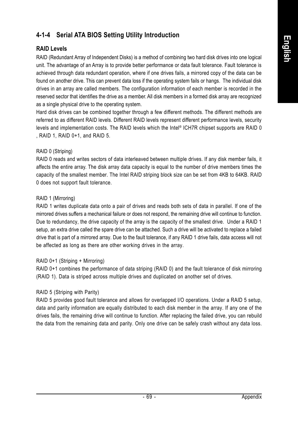English | Intel GA-8I955X ROYAL User Manual | Page 69 / 88