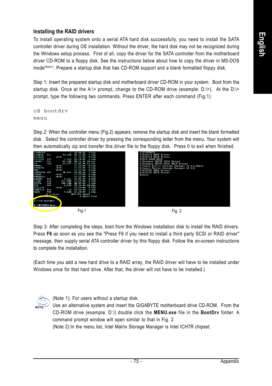 English | Intel GA-8I955X ROYAL User Manual | Page 75 / 88