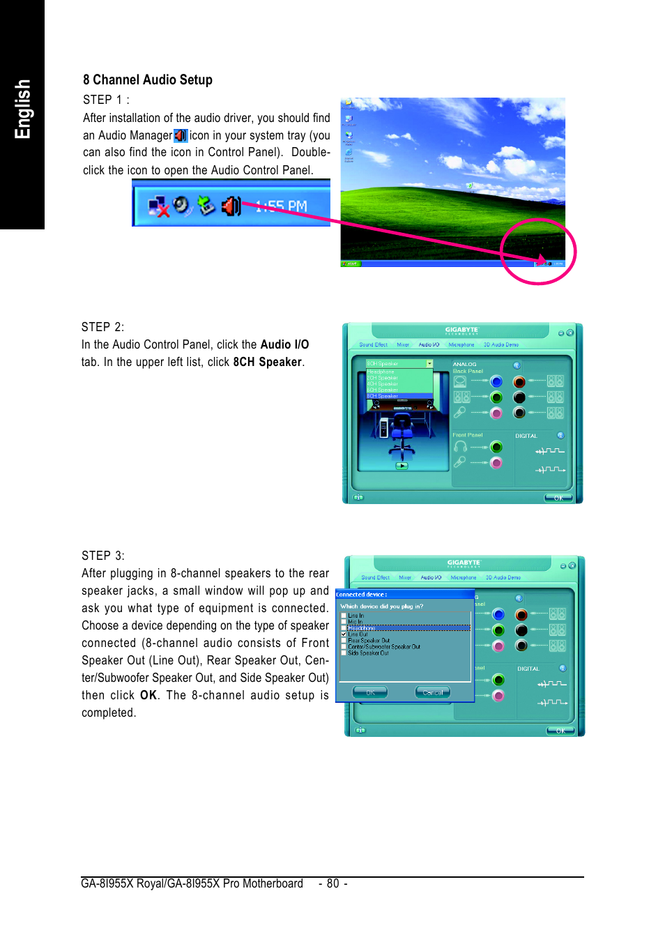 English | Intel GA-8I955X ROYAL User Manual | Page 80 / 88