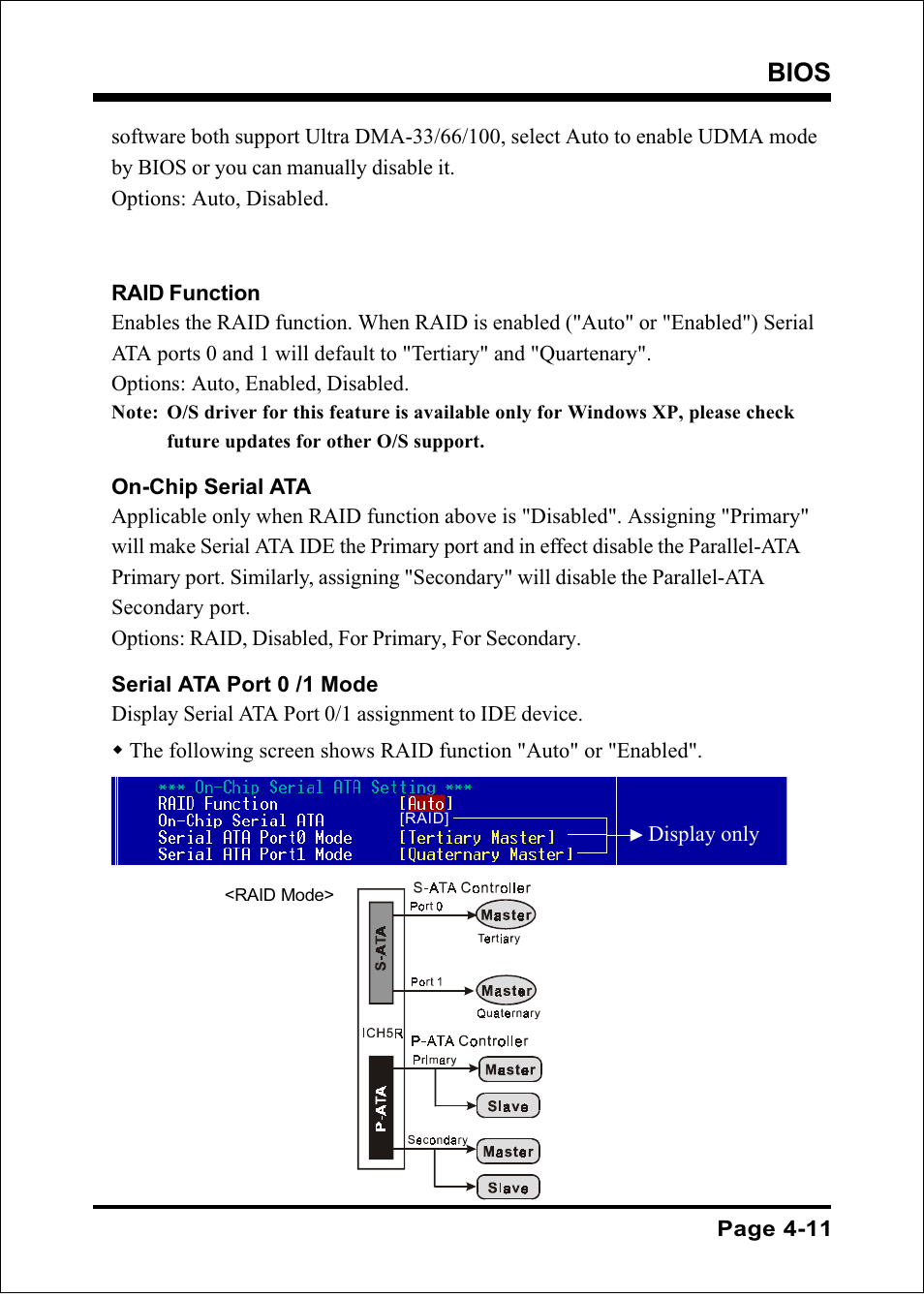 Bios | Intel FSB800 (PC3200) User Manual | Page 49 / 96
