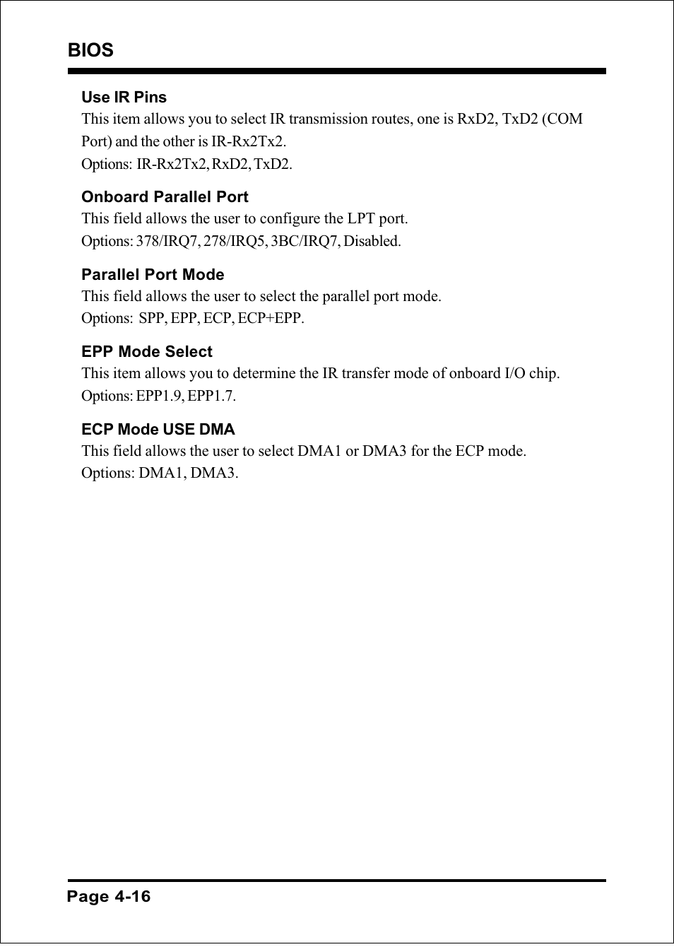 Bios | Intel FSB800 (PC3200) User Manual | Page 54 / 96