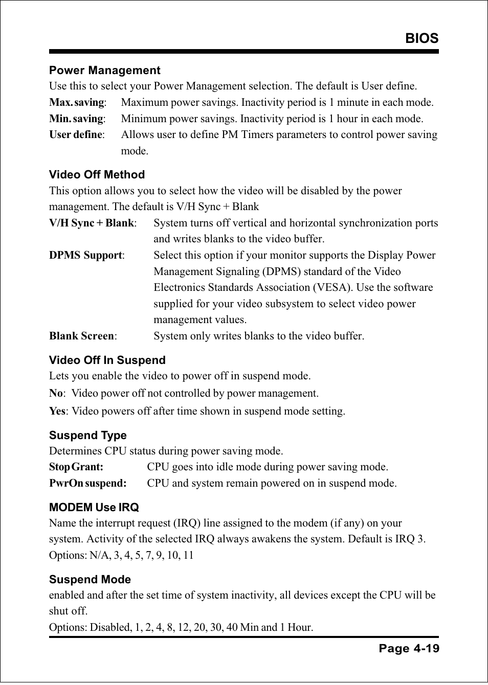 Bios | Intel FSB800 (PC3200) User Manual | Page 57 / 96