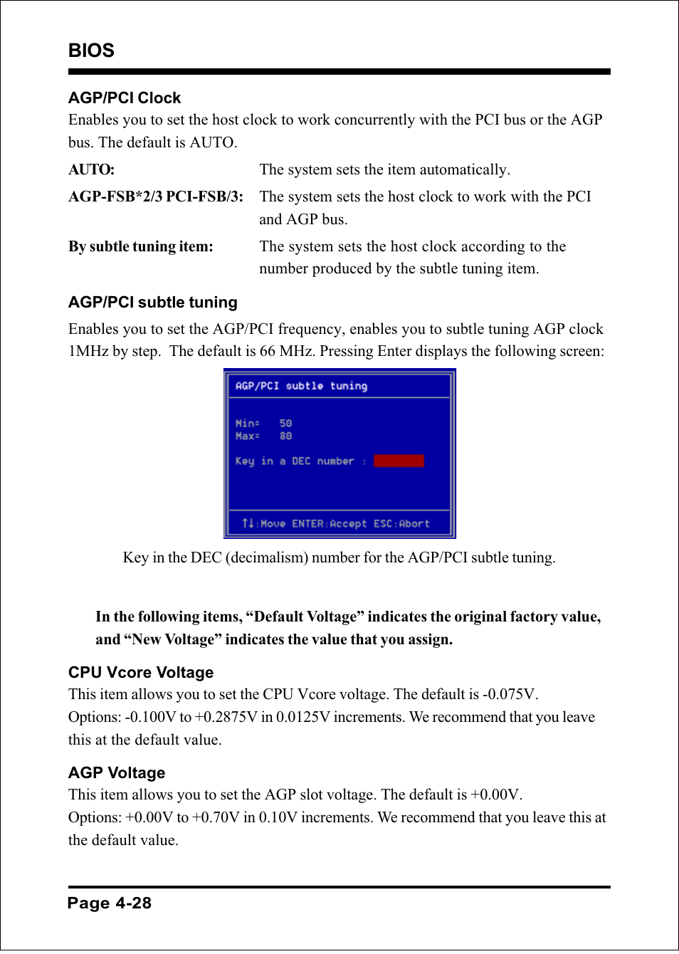 Bios | Intel FSB800 (PC3200) User Manual | Page 66 / 96