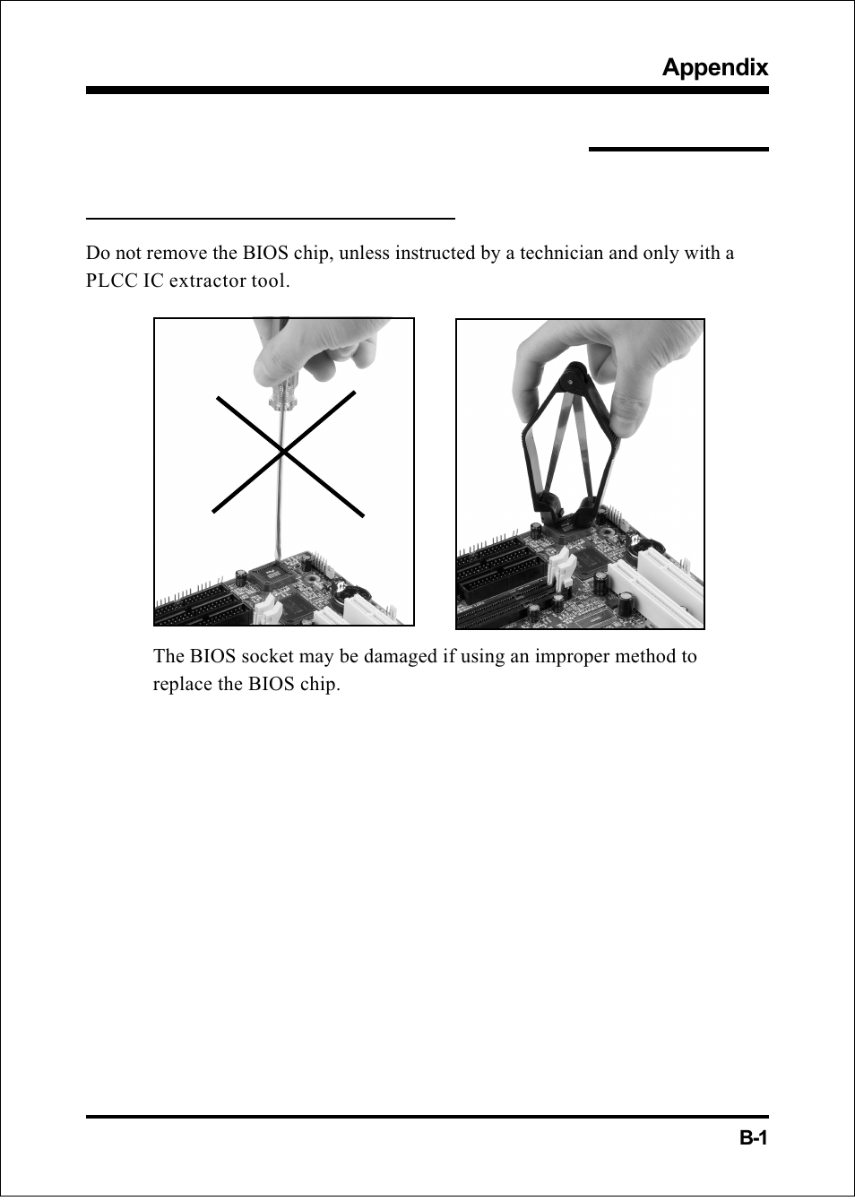 Appendix b | Intel FSB800 (PC3200) User Manual | Page 81 / 96