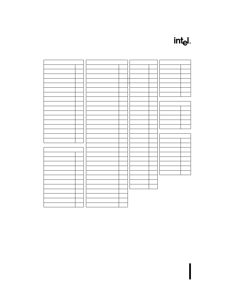 Table a1. 87c196la signals arranged by functional | Intel 8XC196Lx User Manual | Page 110 / 136