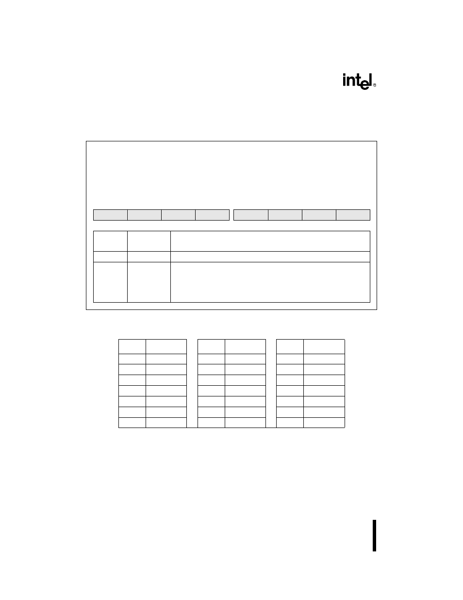Figure 77. epa interrupt priority vector register, Table 72. epa interrupt priority vectors, 3 epa interrupt priority vector register | Epa interrupt priority vector register -6, Epa interrupt priority vector register (epaipv) -6, Epa interrupt priority vectors -6 | Intel 8XC196Lx User Manual | Page 64 / 136